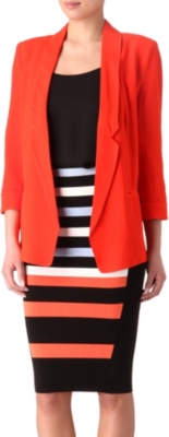 FRENCH CONNECTION Block swoop blazer