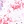 White/pink multi