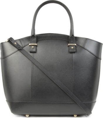 FRENCH CONNECTION Leather bucket tote