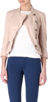 KAREN MILLEN Coloured leather jacket