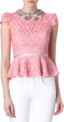 KAREN MILLEN Party beaded top