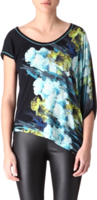 KAREN MILLEN Floral-print top