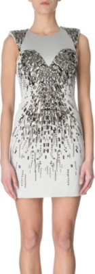 KAREN MILLEN Metallic beaded dress