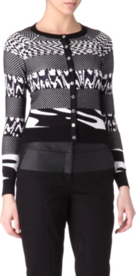 KAREN MILLEN Patterned cardigan