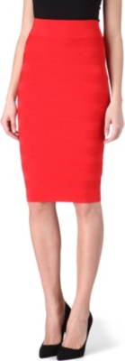 KAREN MILLEN Textured tube skirt