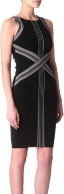 KAREN MILLEN Tribal bandage dress