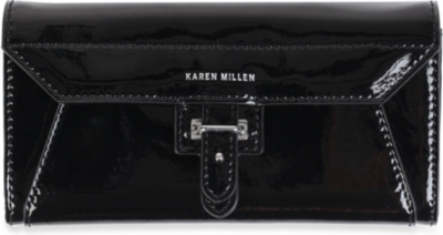 KAREN MILLEN Patent leather wallet