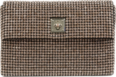 KAREN MILLEN Crystal encrusted clutch