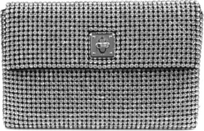 KAREN MILLEN Crystal encrusted clutch