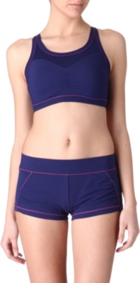 SWEATY BETTY Padmasana Bikram yoga cropped top