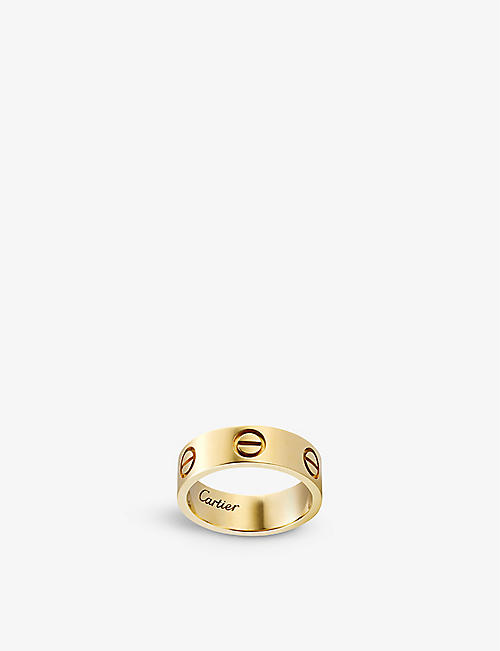 CARTIER: LOVE 18ct yellow-gold ring