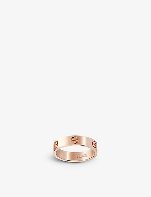 CARTIER: LOVE 18ct rose-gold ring