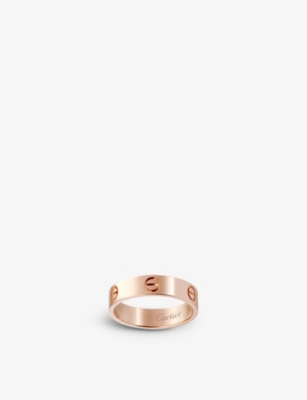 cartier pink gold ring price