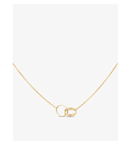 selfridges cartier 18ct necklace yellow gold