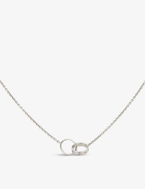 CARTIER: LOVE 18ct white-gold necklace