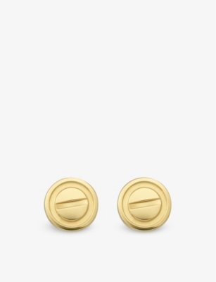 CARTIER: LOVE 18ct yellow-gold stud earrings