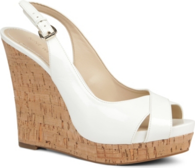 NINE WEST Laffnplay wedge sandals