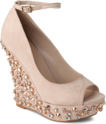 CARVELA Gigi suede wedge courts