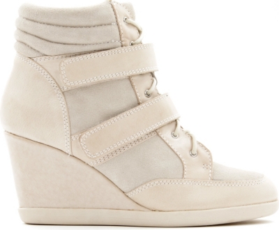 CARVELA Sparkle suede wedge ankle boots