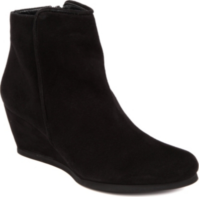 CARVELA Saddle suede wedge boots