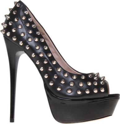 KG BY KURT GEIGER Eris leather peep-toe shoes