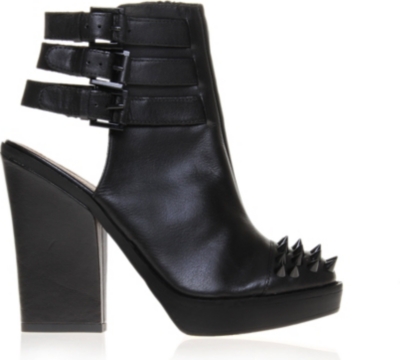KG BY KURT GEIGER Vex leather ankle boots