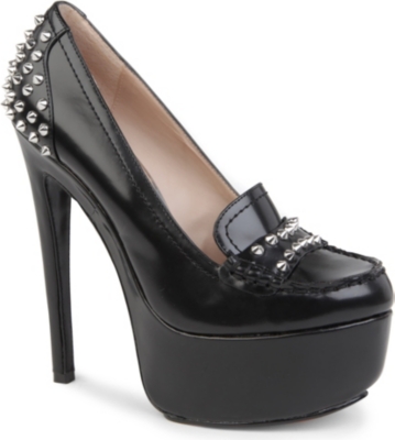 KG BY KURT GEIGER Chico leather platform loafers
