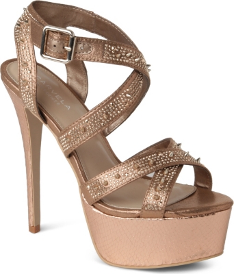 CARVELA Goddess metallic platform sandals