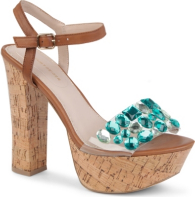 KG BY KURT GEIGER Nala cork platform sandals