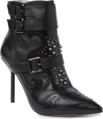 KG BY KURT GEIGER Wyatt leather ankle boots