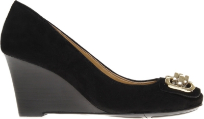 NINE WEST Tanaya suede wedge courts