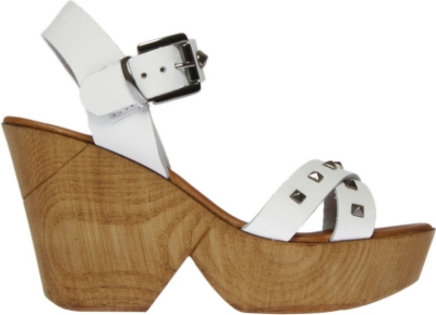 CARVELA Karla leather wedge sandals