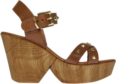 CARVELA Karla leather wedge sandals