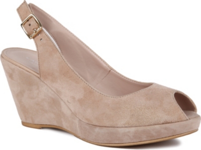 CARVELA Auto suede wedge sandals