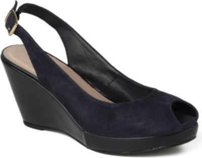 CARVELA Auto suede wedge sandals