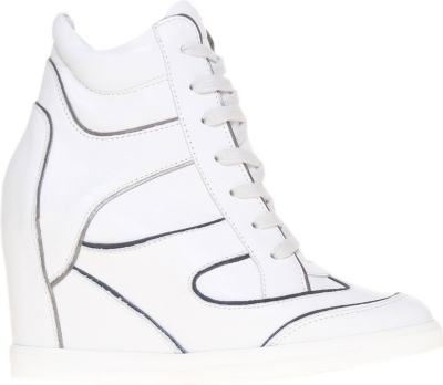 CARVELA Liberty leather wedge trainers
