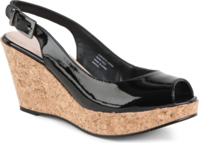 CARVELA Kex patent wedge sandals