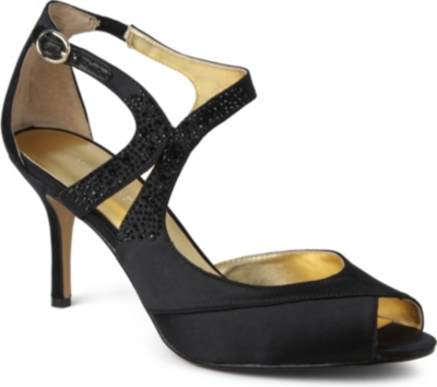 NINE WEST Glamsgal2 satin sandals