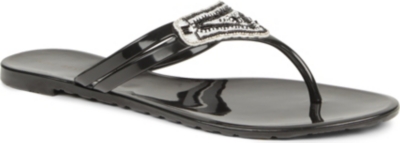 NINE WEST Aquarius embellished jelly sandals