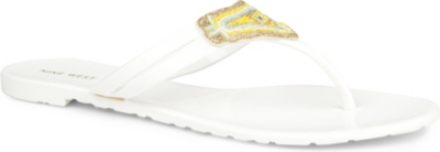 NINE WEST Aquarius embellished jelly sandals