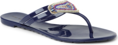 NINE WEST Aquarius embellished jelly sandals