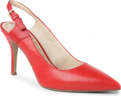 NINE WEST Foe leather slingback courts