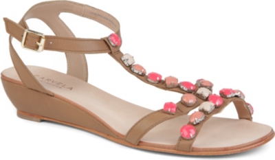 CARVELA Koala leather wedge sandals
