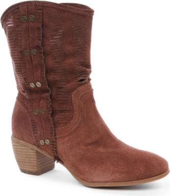 VINTAGE AMERICA Wavelength suede ankle boots