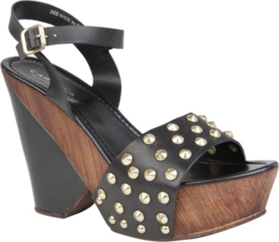 CARVELA Krimpy leather wedge sandals