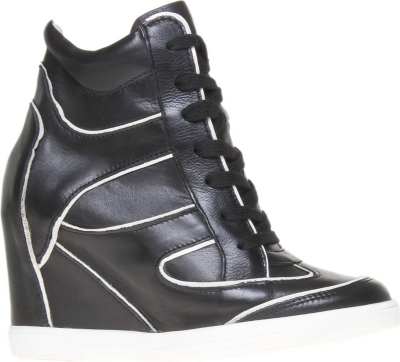 CARVELA Liberty leather wedge trainers