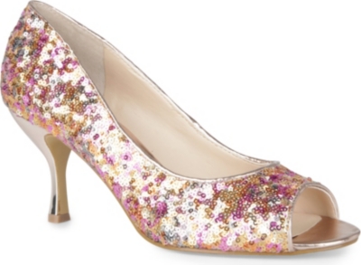 NINE WEST Quinty embellished courts