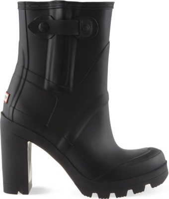 hunter high heel wellies