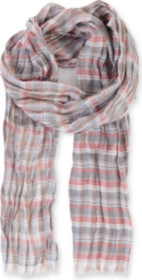 JOSEPH Checked scarf