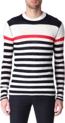 JOSEPH Striped cashmere jumper